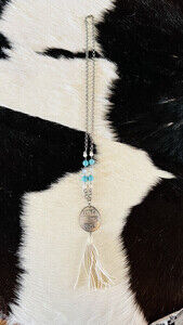 FAITH Hope and Love Tassel Necklace